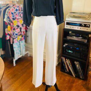 Giorgio Armani Black Label Silk Wide-Leg Trousers - Timeless Italian Mastery